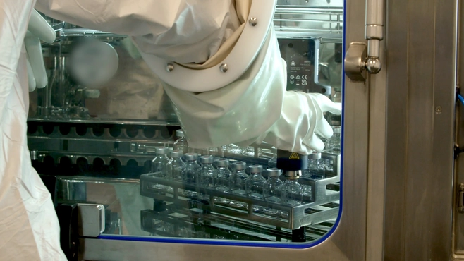 Close up of a production specialist in a RLT manufacturing site in Indianapolis, Indiana, United States